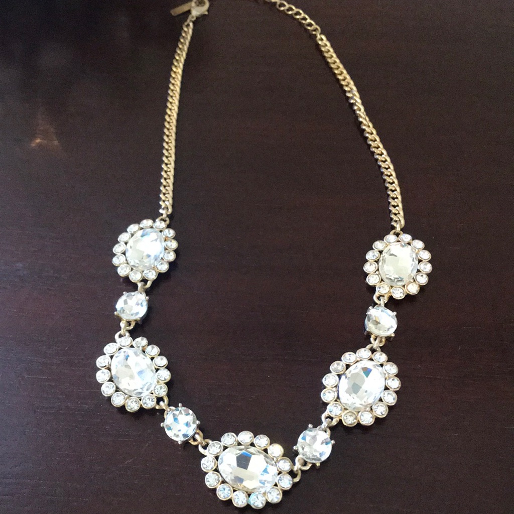 Baublebar Crystal Glass And Gold Plated Necklace 20$